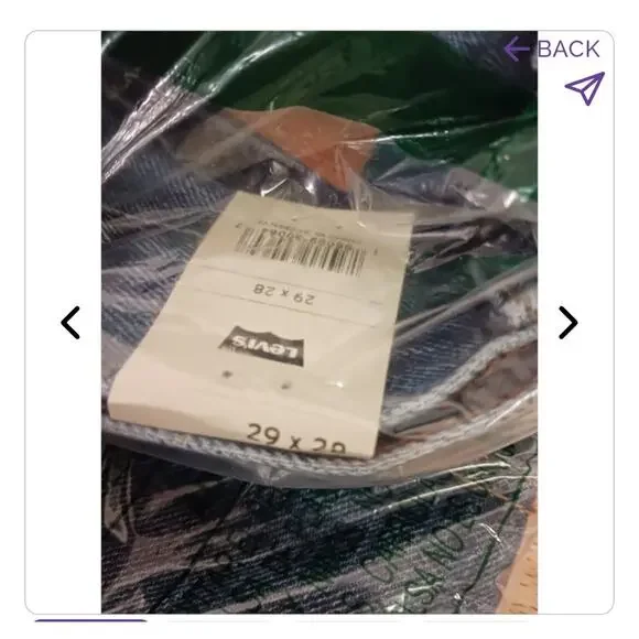 Levi's Wedgie Straight Ankle Jeans 29x28 - Picture 2 of 2